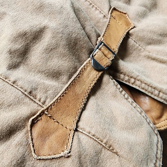 Vintage Marlboro Classics Tan Leather Vest - Men's Large - Picture 7 of 11